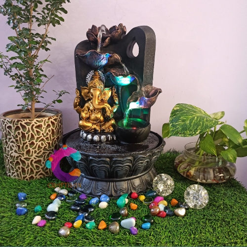 Shree Ganesh Fauntain Showpiece