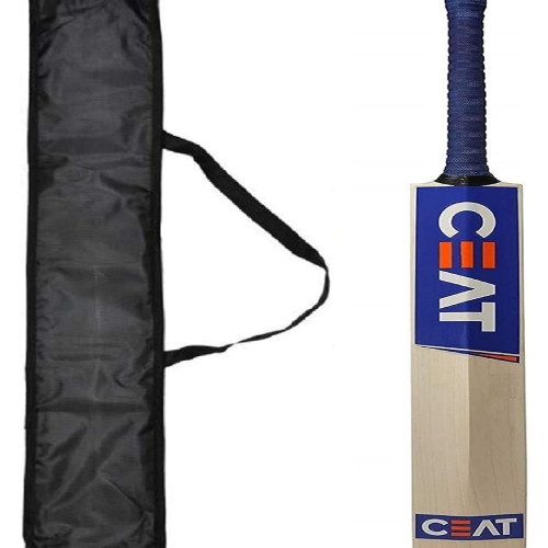 Xtroke Popular Willow Scoop Cricket Bat with Tennis Ball &amp; Bat Cover for Tennis Ball Full Size for Boys and Girls (Cricket Bat with Bat Cover)