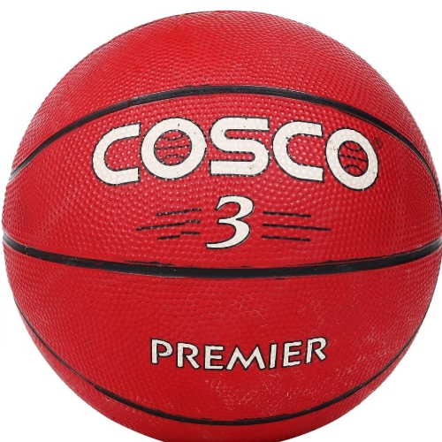 Cosco Premier Leather Basketball (Multicolour, Size 3)