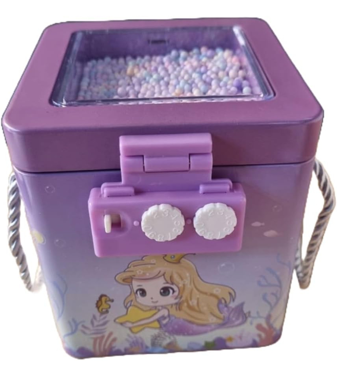 Navam Creations Mermaid Coin Box for Kids, Money Bank for Kids, Piggy Bank for Kids, Money Box for Kids, Coin Box with Password, Unicorn Gifts for Girls, Best Return Gifts for Kids (Unicorn)