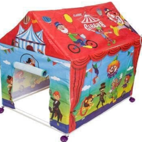 Your child will have hours of fun with this colorful play tent. Set it up in the backyard, and kids got a secret hiding place. It's great for encouraging play, adventure and fun.It provides comfortable shelter for outdoor trips and activities ENCOURAGES I